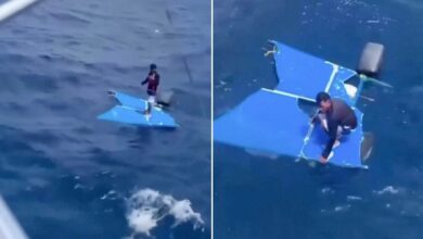 Rescatan a un pescador tras pasar cinco días a la deriva a 60 millas de Higuerote