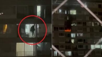 Sujeto prende fuego a su expareja y a su sobrina en un edificio en Chile