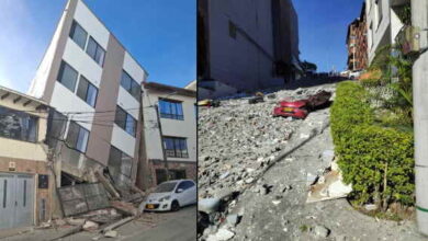 Reportan al menos 20 edificios colapsados y personas atrapadas en Cali tras el sismo de 7,4