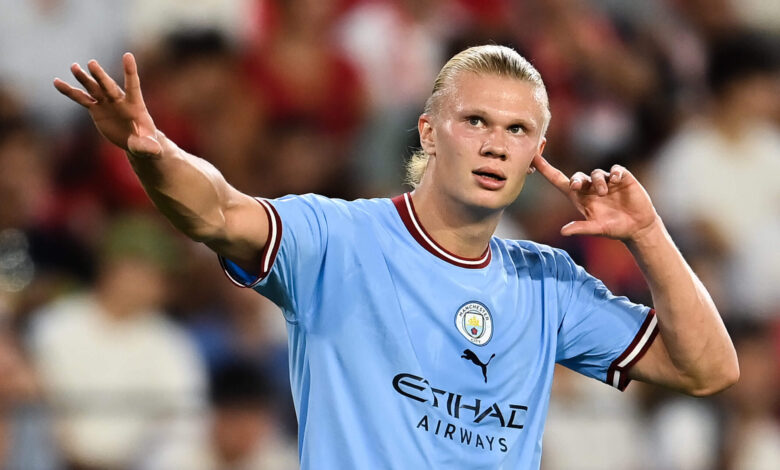 Erling Haaland sorprende al quitarse la melena antes de la nueva temporada