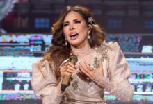 Gloria Trevi sufre aparatosa caída en pleno concierto