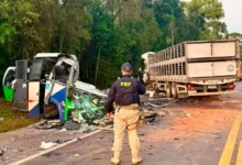 Al menos 23 fallecidos tras colisión entre un camión y un autobús en Brasil
