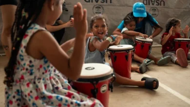 Unicef y el Sistema llevan arte y música a niños en campamentos de La Guaira