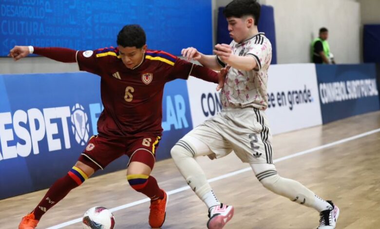 Venezuela Sub-17 de futsal suma su primera victoria tras vencer 3-2 a Chile