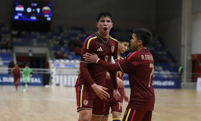 Vinotinto Sub-17 de Futsal se mide ante Argentina en las semifinales de la Conmebol 2026