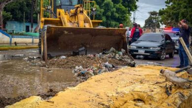 Lluvias dejan árboles caídos, apagones y calles anegadas en la ciudad de Cumaná