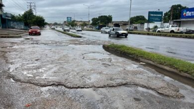Solicitan tapar huecos en la entrada del sector Alto Guri en la Av. Bella Vista