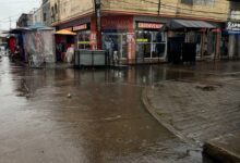 Fuertes lluvias provocaron afectaciones al comercio local del centro de Maturín