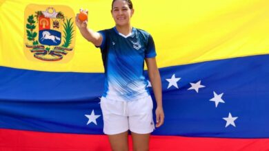 Monaguense Julieta Rengel conquista el oro en frontball individual en los Suramericanos