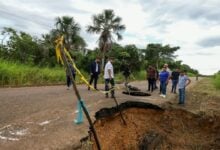 Realizan inspección técnica de la carretera que conecta Aguasay y Anzoátegui