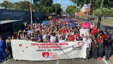Monaguenses se activan con una gran caminata por el Día Mundial del Corazón