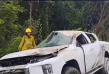 Un muerto y un herido tras volcamiento en la carretera San Mateo - Barcelona (+video)