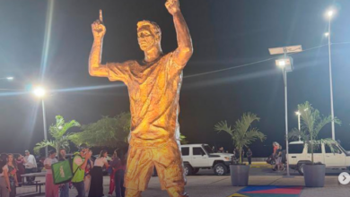 Maracaibo inmortaliza a Messi con una estatua en la Vereda del Lago