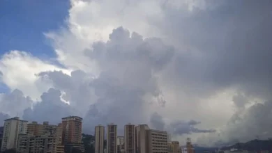 Inameh: lluvias dispersas y calor este martes en Venezuela