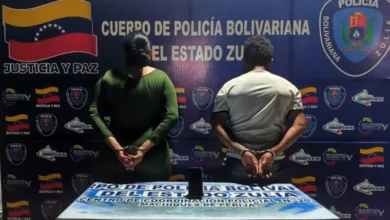 Detienen a una pareja por extorsión con videos íntimos en Machiques