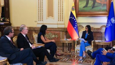 Delcy Rodríguez y el PNUD evalúan el plan de recuperación post sísmica en Venezuela