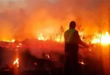 Incendio forestal devora 270 hectáreas en el volcán Imbabura en Ecuador