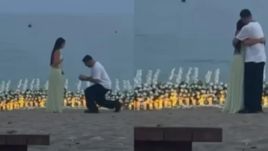 Un video de Silvestre Dangond termina coincidiendo con una propuesta de matrimonio en la playa