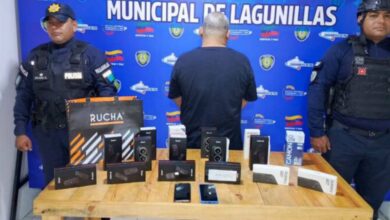 Capturan a hombre que robó 16 celulares de alta gama