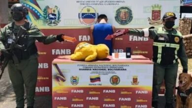 Detienen en Upata a un hombre que transportaba droga oculta dentro de un peluche