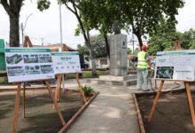 Inician rehabilitación de la Plaza Bolívar de Santa Cruz