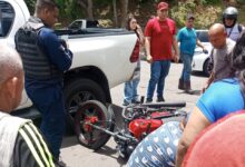 Reportan accidente de tránsito cerca de los semáforos de El Picacho