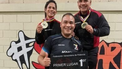 Monagas brilla en nacional de potencia con Rubén Figueroa y María Domínguez