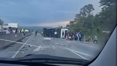 Volcamiento de autobús en Portuguesa deja tres muertos y 14 heridos