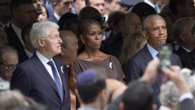 Expresidentes de EE. UU. acompañan el homenaje a las víctimas del 11-S
