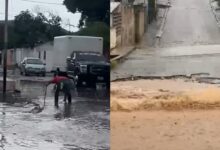 Fuertes precipitaciones provocan colapso de drenajes y anegación en Barquisimeto