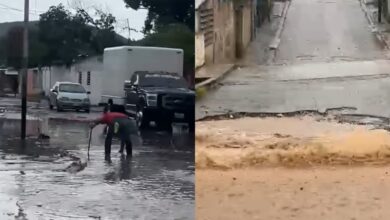 Fuertes precipitaciones provocan colapso de drenajes y anegación en Barquisimeto