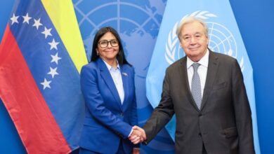 Presidenta Delcy Rodríguez se reúne con Guterres en la ONU