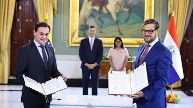 Canciller Félix Plasencia afirma que Venezuela y Paraguay inician una nueva etapa de cooperación