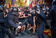 España: 18 personas detenidas por desórdenes públicos en disturbios en Barcelona