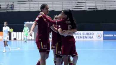 Venezuela debuta con victoria en el Suramericano de Futsal Femenino Sub-20