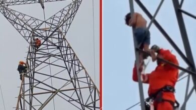 Un niño de 5 años escala una torre eléctrica y logra ser rescatado