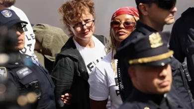 Detienen a Susan Sarandon y Hannah Einbinder en protesta contra Netanyahu
