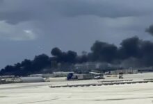 Un avión de carga de Amazon se sale de la pista y sufre un accidente en el Aeropuerto Internacional de Miami