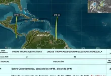 Onda tropical 55 se aproxima a Venezuela por la Guayana Esequiba