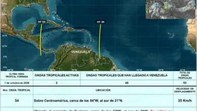 Onda tropical 55 se aproxima a Venezuela por la Guayana Esequiba