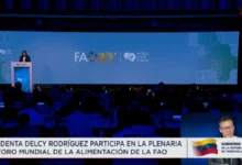 Jefa de Estado en la FAO: «El desafío no es producir más, sino con eficiencia»