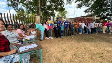 Piar vivió una masiva jornada de participación en la Consulta Popular Nacional