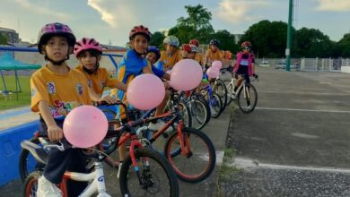Pequeños ciclistas de Monagas se unen a la lucha contra el cáncer de mama