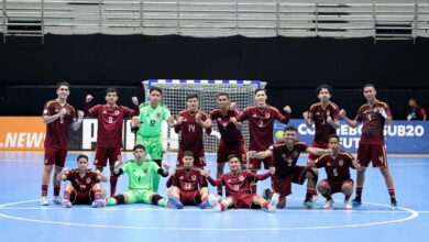 Venezuela golea 3-0 a Colombia y avanza invicta a semifinales del Sudamericano Sub 20 de Futsal