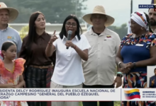 Presidenta Delcy Rodríguez inaugura la Escuela Nacional de Liderazgo Campesino en Aragua
