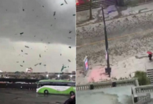 Tormenta con granizo y tornado inunda Santiago de Chile (+video)