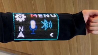 Científicos crean una pantalla táctil que se integra en la ropa