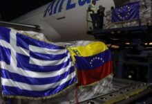 Venezuela recibe 15 toneladas de ayuda humanitaria desde Grecia