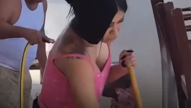 Cardi B se hace viral al mostrarse limpiando en casa de sus abuelos en República Dominicana