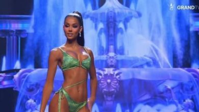 Lady Di Mosquera desfila en traje de baño y se mantiene en la final del Miss Grand